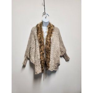 Womens Casual Knitting Tops Cardigan Winter & Fall Loose Bat Sleeve Coat Warm